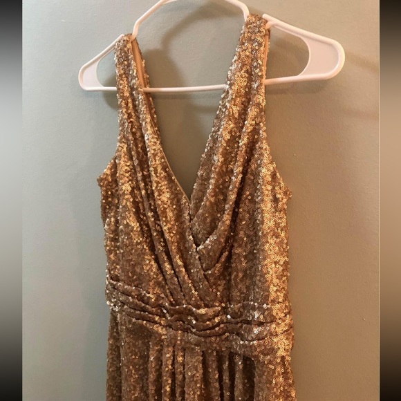 Gold sequin dress - Picture 3 of 7